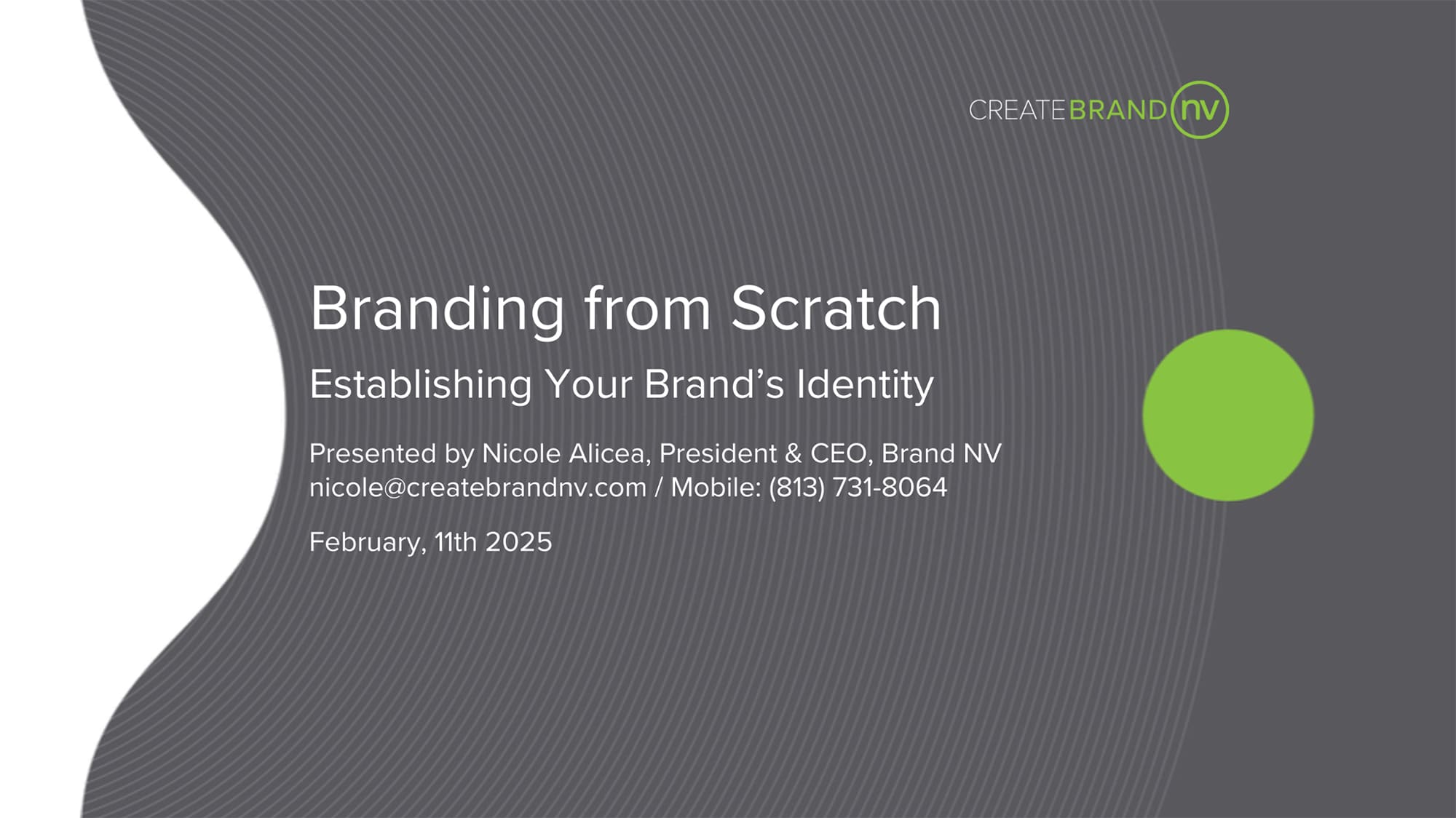 Branding from Scratch