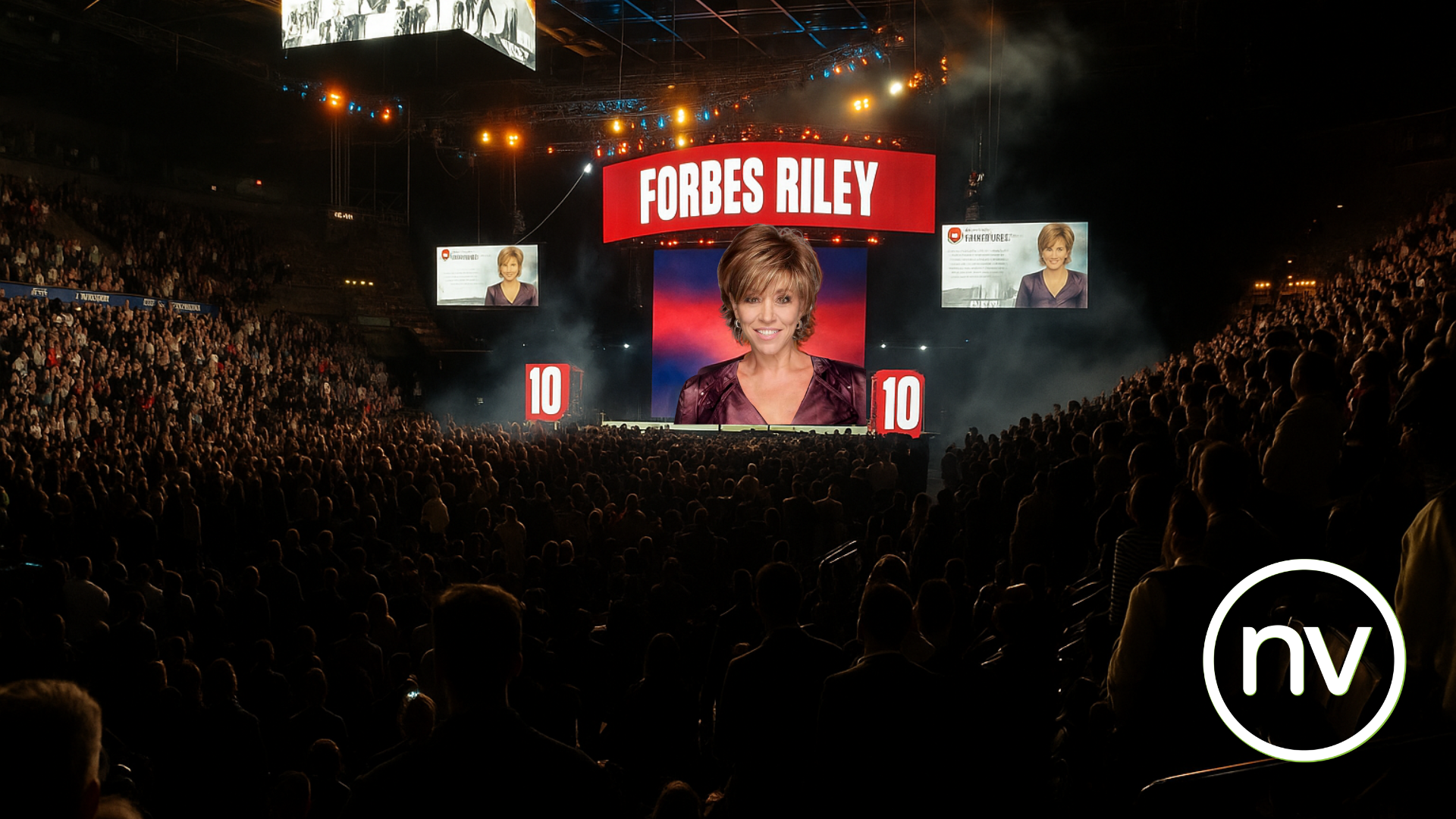 Forbes Riley at the 10X Growth Conference in Vegas